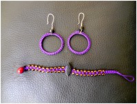 Pulsera & Aros macrame